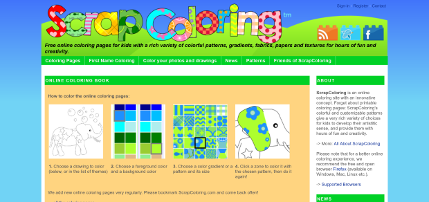 ScrapColoring Splash for TechBrainiacs