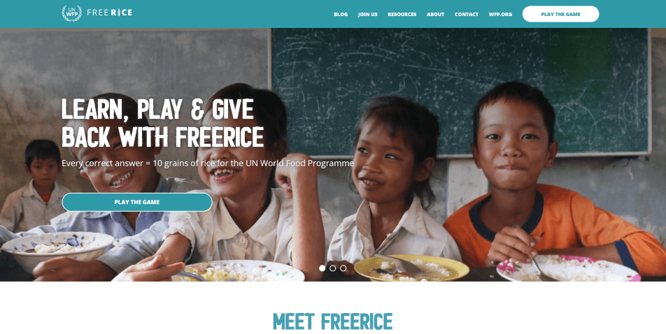 Free Rice Screenshot
